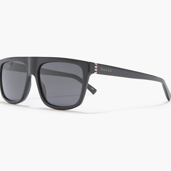 Gucci 57mm Rectangular Sunglasses GG0450S - Picture 1 of 10
